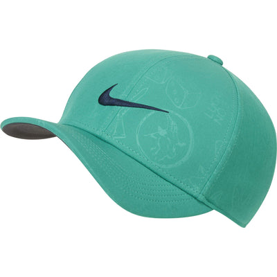 Nike Men's Classic99 Aerobill Cap Dri-Fit Hat Unisex CI9908-370 (S/M) Neptune Green
