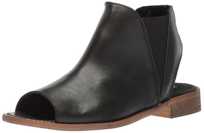 Musse & Cloud Open Toe Bootie Shoes Black US 6
