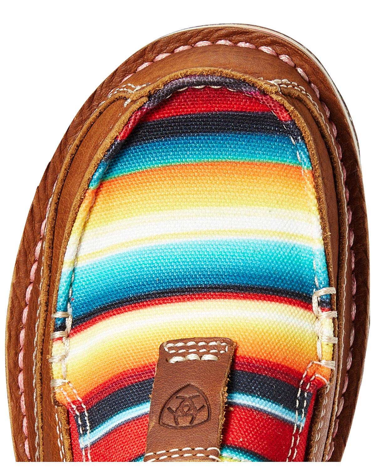ARIAT Women's Serape Eco Cruiser Shoes Moc Toe Brown 8.5 M