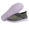 Hey Dude Women's Wendy Halo Black Lilac Size 10 | Women’s Shoes | Women’s Lace Up Loafers | Comfortable & Light-Weight