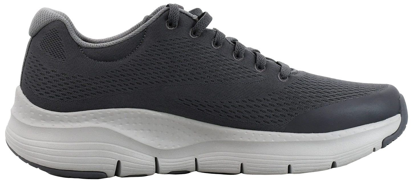 Skechers Men's Arch Fit Oxford, Charcoal, 8.5 X-Wide