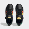 adidas Boy's Grand Court 2.0 EL (Little Kid/Big Kid) Core Black/Lucid Blue/Court Green 6.5 Big Kid M