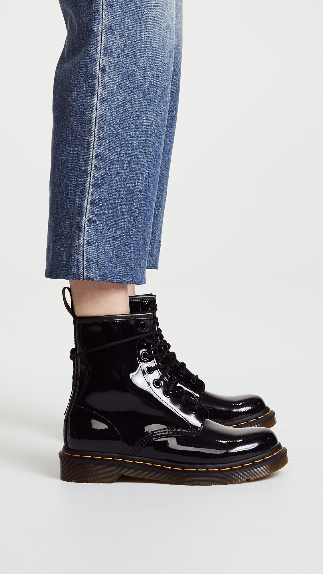 Dr. Martens 1460 Women's Patent Leather Lace Up Boots