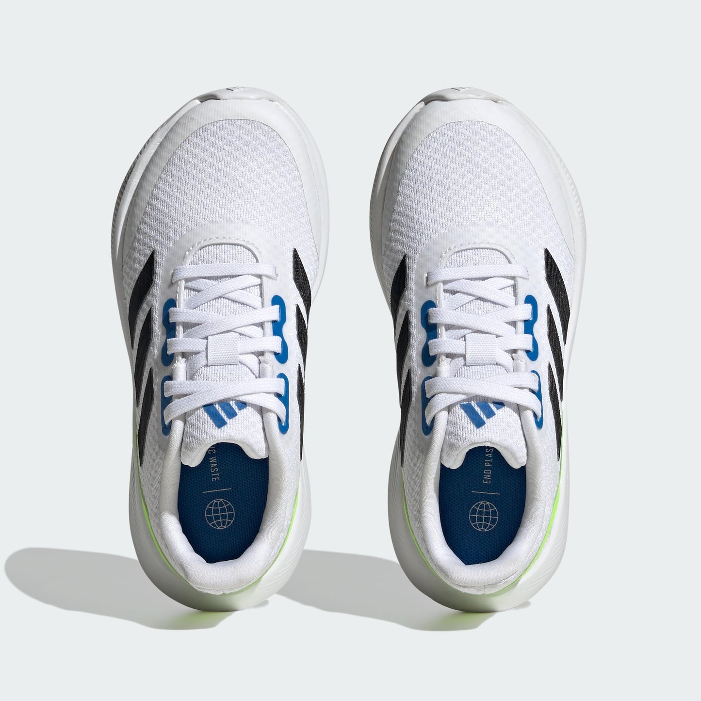 adidas RunFalcon 3.0 (Little Kid/Big Kid) Footwear White/Core Black/Bright Royal 4 Big Kid M