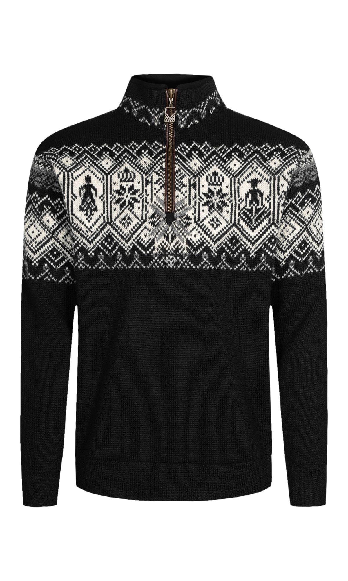 Dale of Norway Norge  100% Norwegian Wool Sweater Small Black
