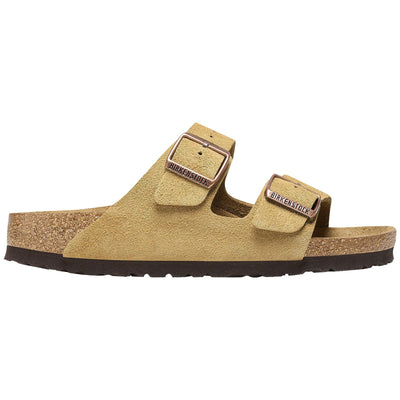 Birkenstock Women's Arizona Sandals, Latte Cream, Tan, 6-6.5 Narrow US