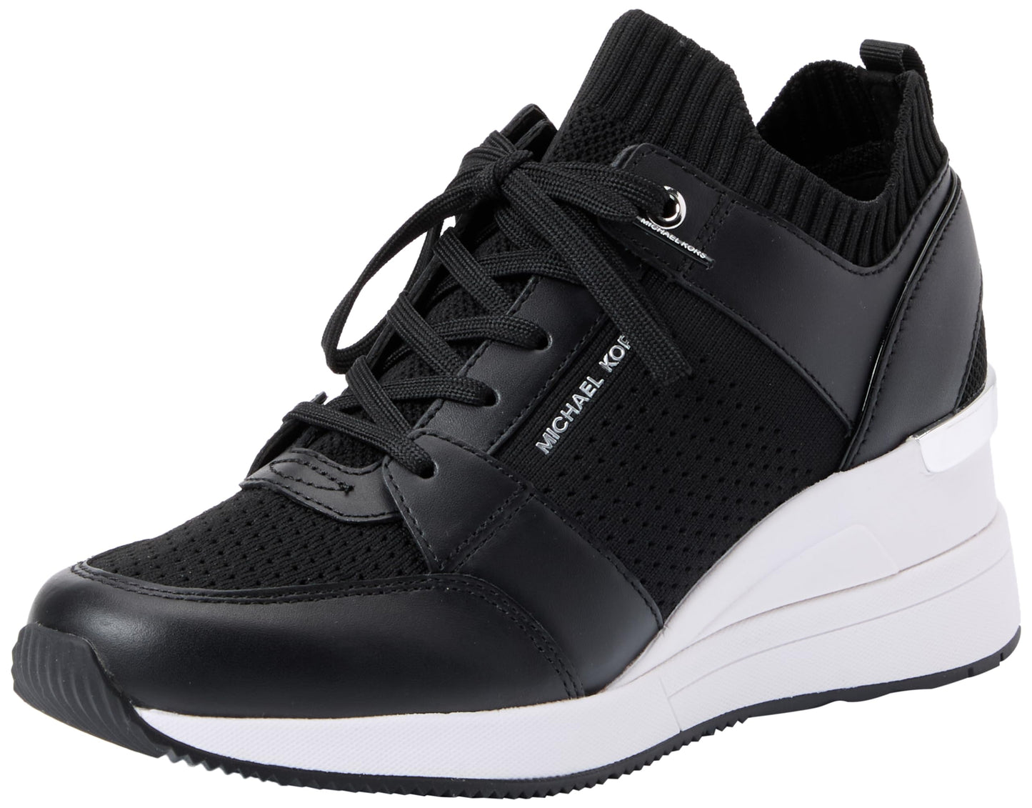 Michael Kors Georgie Knit Trainer, Women's Trainers, Black, 9