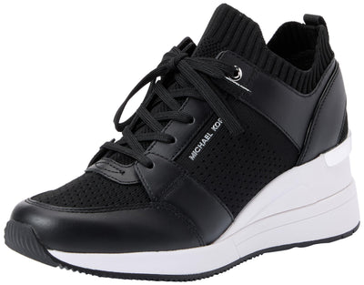 Michael Kors Georgie Knit Trainer, Women's Trainers, Black, 9