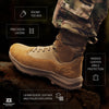 GARMONT T8 Falcon Combat Tactical Boots for Men and Women, Military, Army, Air Force, AR670-1 Compliant Footwear, Suede Leather, Lightweight and Breathable, Size 14