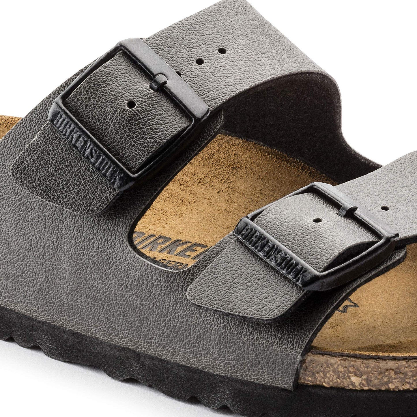 Birkenstock Men's Arizona Anthracite Pullup Birkoflor 44 R