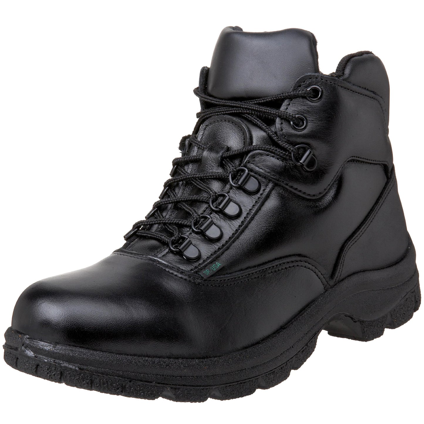 Thorogood Soft Streets Ultimate Cross-Trainer Work Shoes for Men - Premium Black Leather with Comfort Insole and Slip-Resistant Outsole; Berry Compliant and Postal Certified, Black - 10 M US