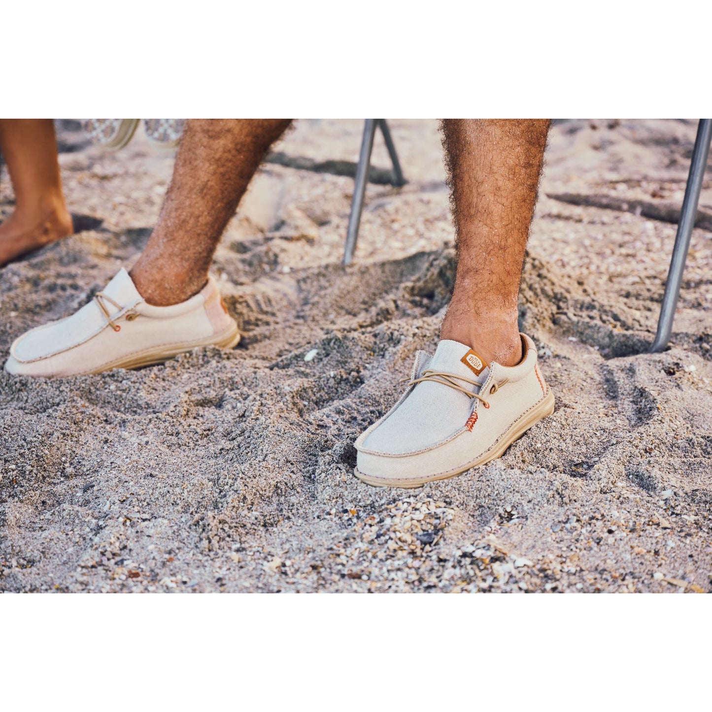 HEYDUDE Men's Wally-Coastline Jute Silver Size 10 | Men's Shoes | Men Slip-on Loafers | Comfortable & Light-Weight
