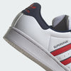 adidas Superstar (Big Kid) Footwear White/Better Scarlet/Night Indigo 4.5 Big Kid M