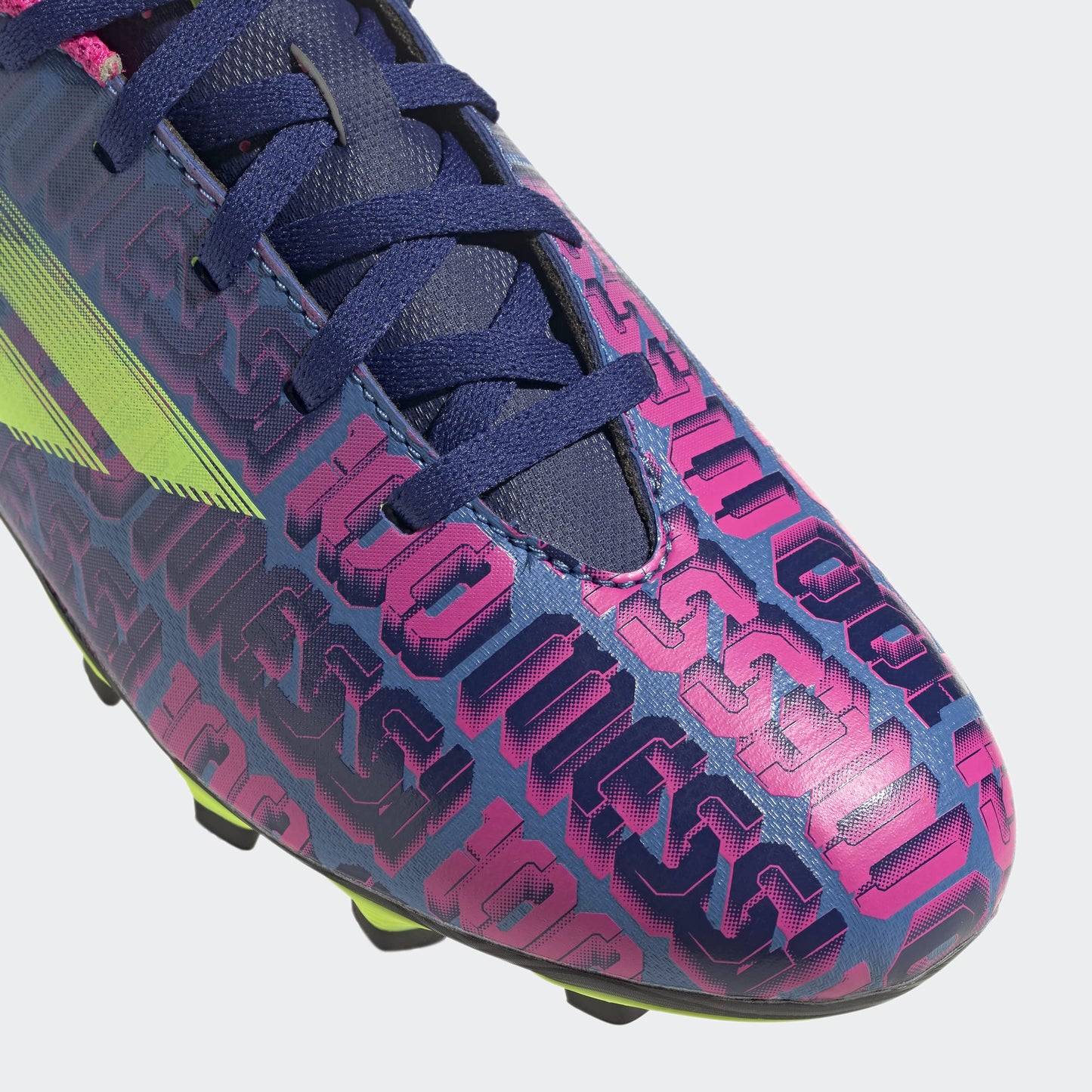 adidas X Speedflow Messi.4 Flexible Ground Cleats Soccer (Little Kid/Big Kid) Victory Blue/Shock Pink/Solar Yellow 4 Big Kid M