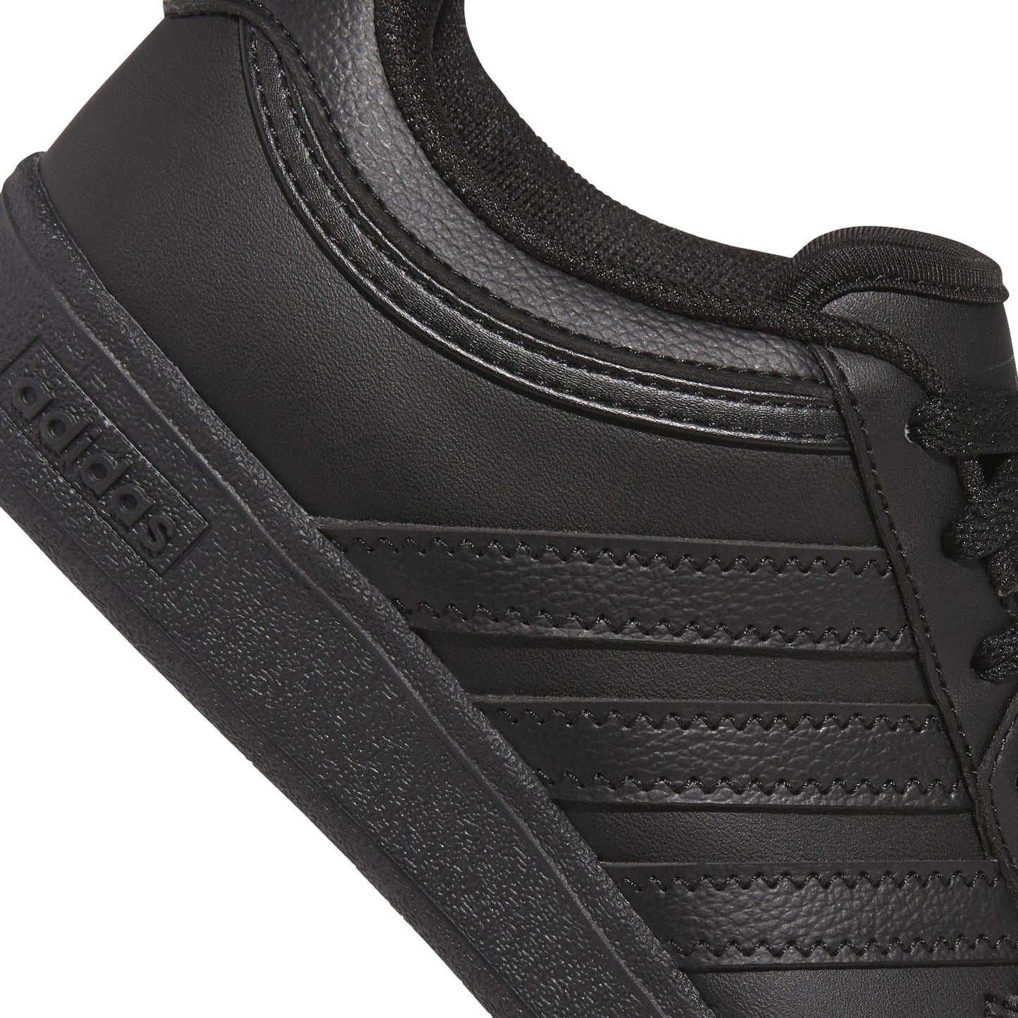 Adidas Unisex-Kid's Hoops 4.0, Black/Black/White, 3