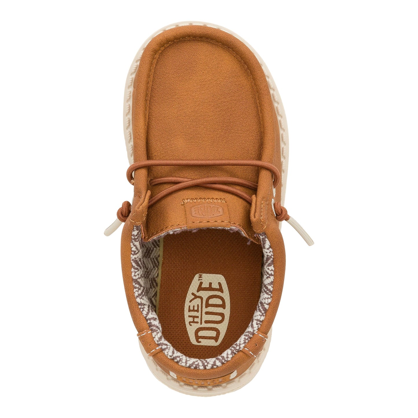 HEYDUDE Kid Wally Classic (Little Kid/Big Kid), Tan, 3 Medium