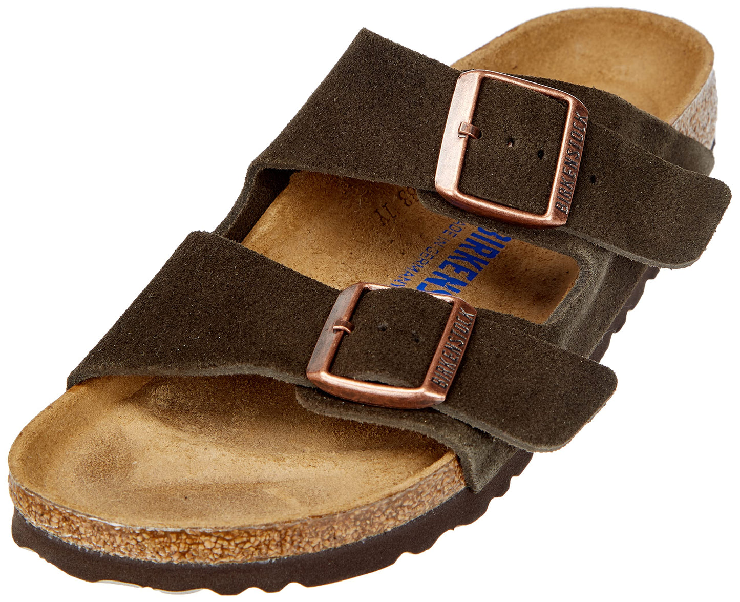 Birkenstock Unisex Arizona Sandal,Mocha Suede,39 M EU