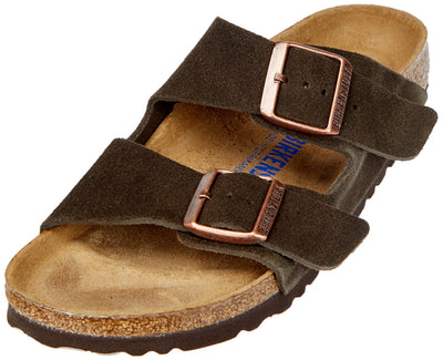 Birkenstock Unisex Arizona Sandal,Mocha Suede,39 M EU