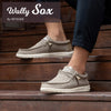 HEYDUDE Men's Wally Sox Sand Size 14 | Menâ€™s Shoes | Men's Lace Up Loafers | Comfortable & Light-Weight