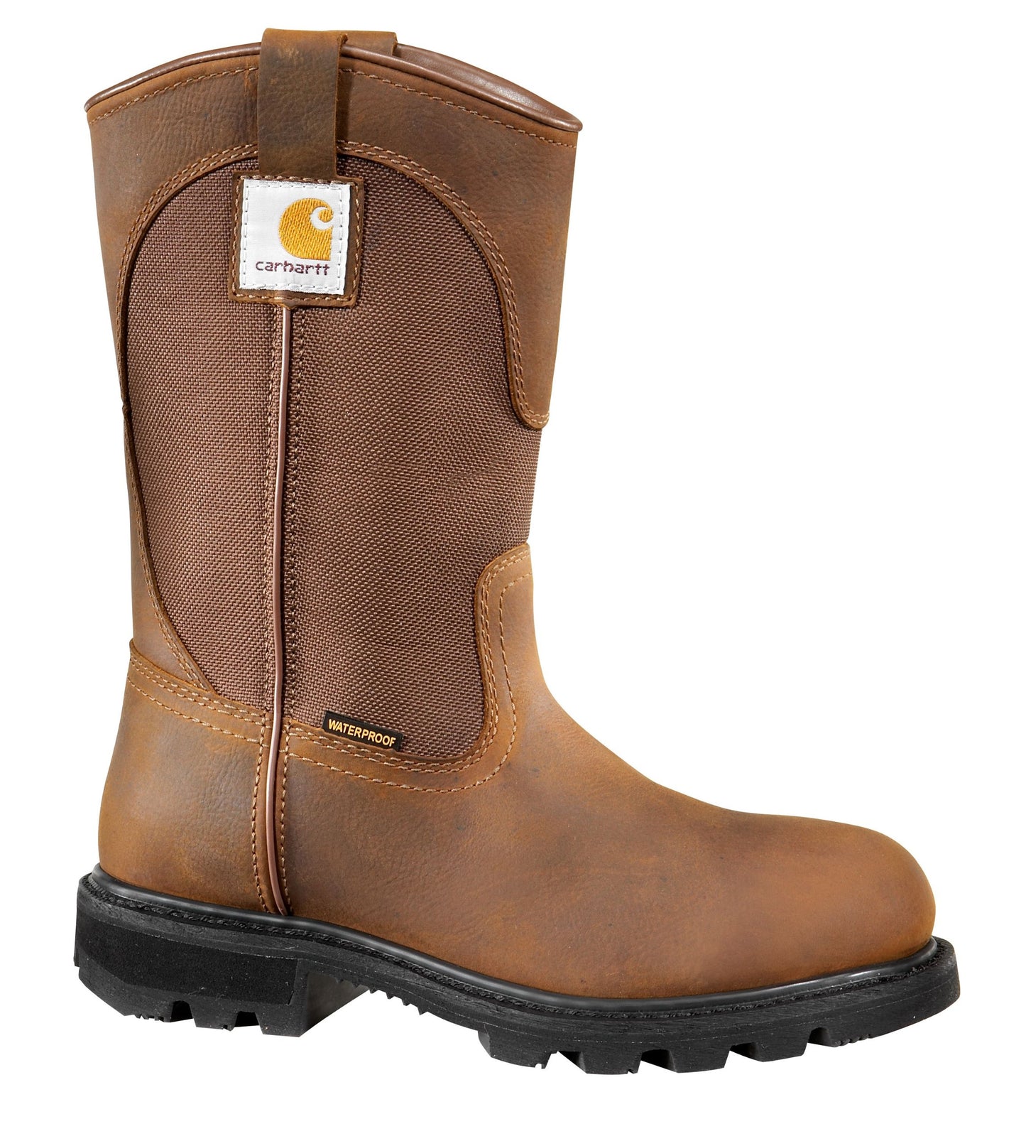 Carhartt Women's Wellington Waterproof Work Boot Round Toe Brown 8 D