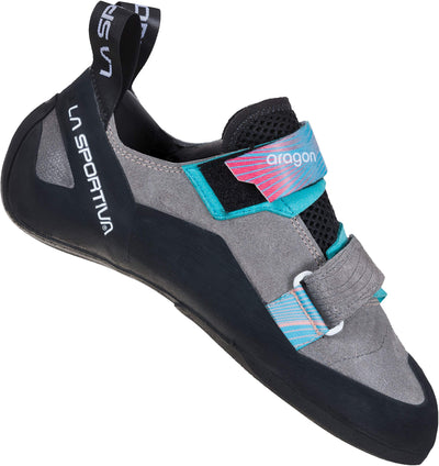 La Sportiva Aragon Climbing Shoe - Women's Clay/Hibiscus 4.5