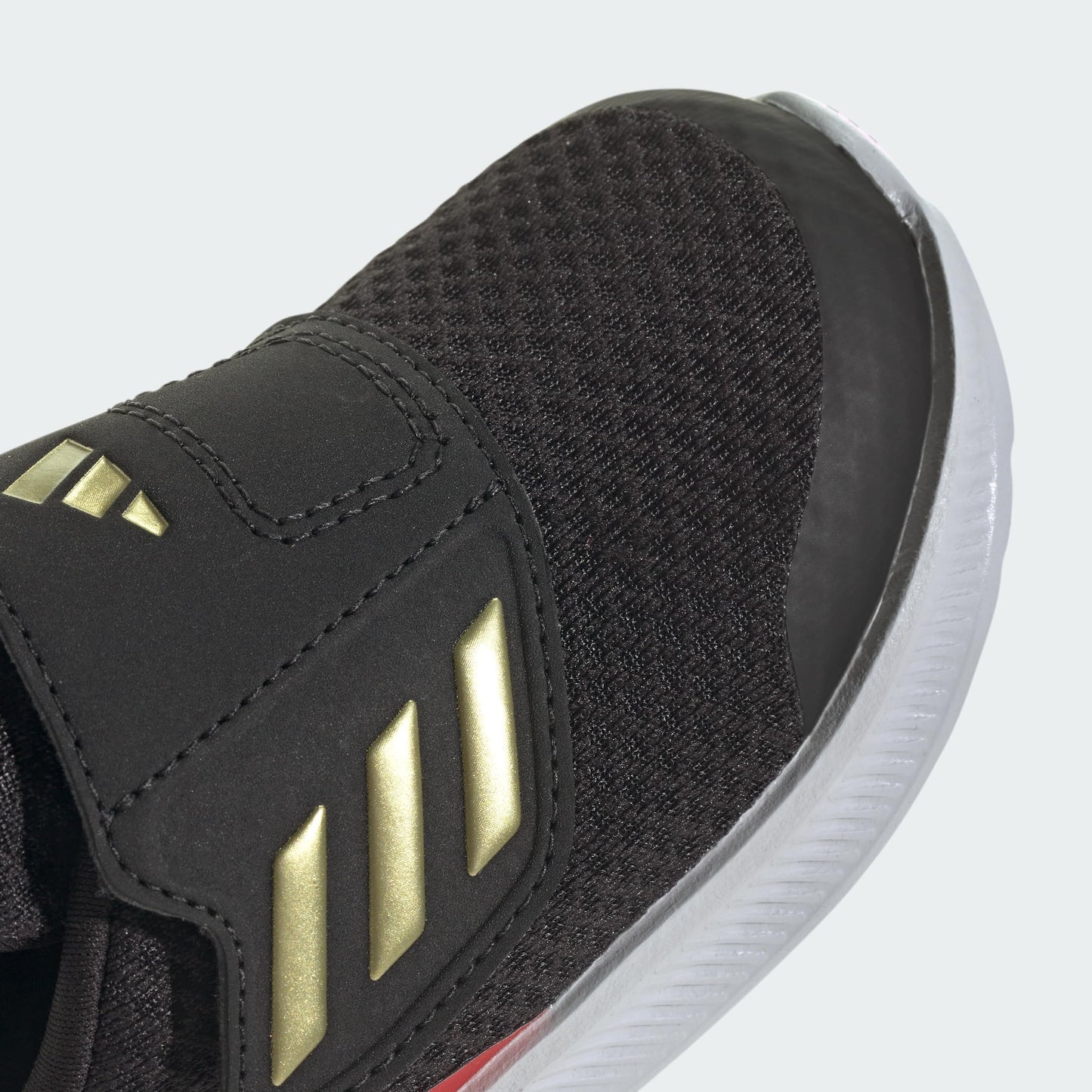 adidas RunFalcon 3.0 AC (Toddler) Core Black/Gold Metallic/Better Scarlet 5 Toddler M