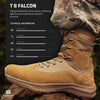 GARMONT T8 Falcon Combat Tactical Boots for Men and Women, Military, Army, Air Force, AR670-1 Compliant Footwear, Suede Leather, Lightweight and Breathable, Size 14