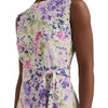 Lauren Ralph Lauren Womens Floral Belted Bubble Crepe Dress Cream Multi 10