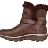 Skechers Women's EASY GOING - DREAMERS MOVE - Hands Free Slip-Ins tall buckle wrap boot, Chocolate, 8.5 M