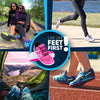 Xero Shoes Women's HFS Original Barefoot Running Shoes, Sodalite Blue/Pink Glow, 7.5