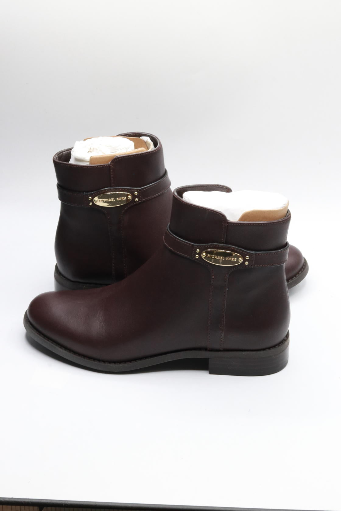 Michael Kors Finley Flat Bootie Chocolate 1 6 M