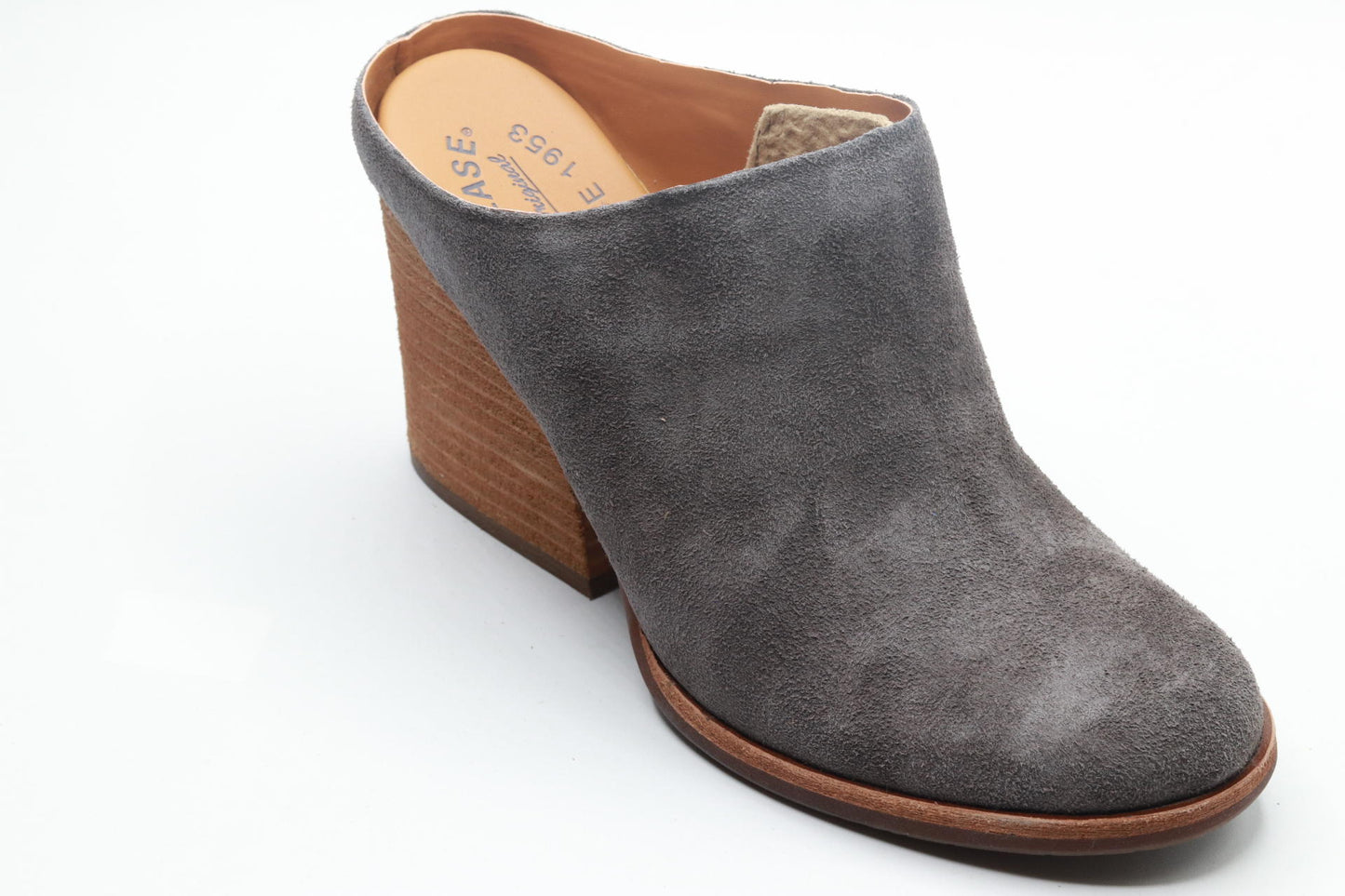 KORK-EASE Challis Heeled Mule - Contemporary Mule with Sculpted Chunky Heel - Dark Grey (Ardesia), 6.5M US
