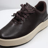 Cole Haan Grandpro Crew Laser Dark Chocolate/Ivory/Syrah 7 W - Wide