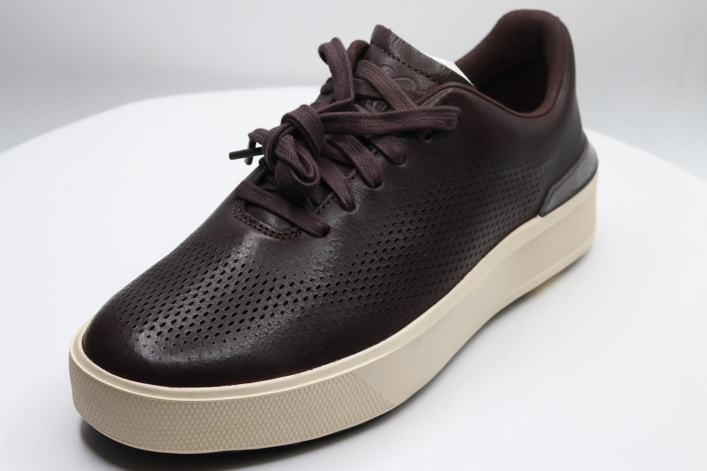 Cole Haan Grandpro Crew Laser Dark Chocolate/Ivory/Syrah 7 W - Wide