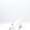 Stuart Weitzman Miami 50 Wedge Slide Silver 9.5 B