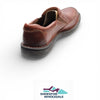 BORN Men’s Blast III Dark Tan Leather Loafers Slip On Casual Comfort Shoes Size 14 M NWOB