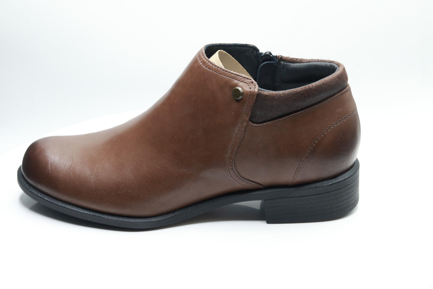 SAS Bethany Side Zip Ankle Bootie Mahogany 10 M (M) (B)