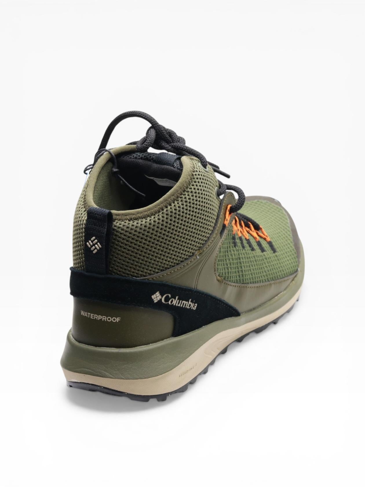 Columbia Men's Trailstorm Mid Waterproof, Nori/Black, 8.5