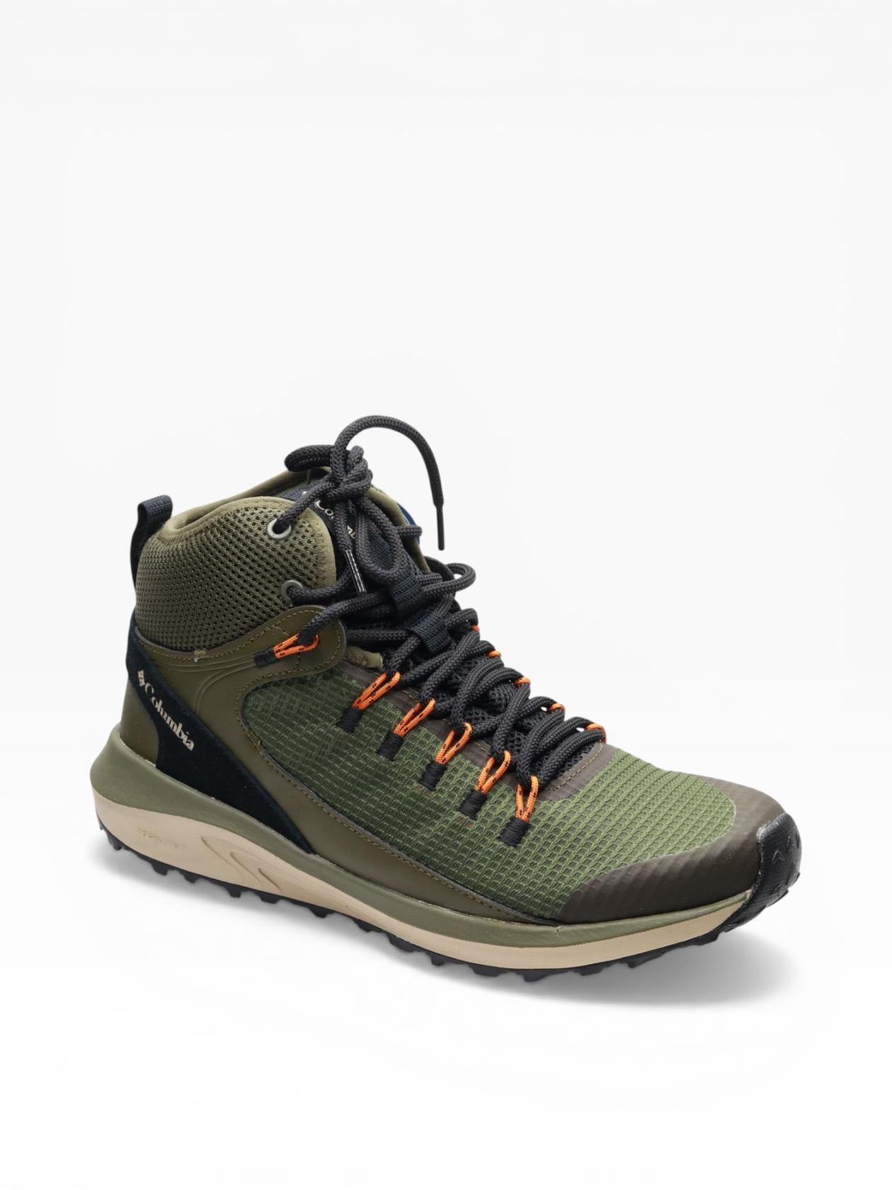 Columbia Men's Trailstorm Mid Waterproof, Nori/Black, 8.5