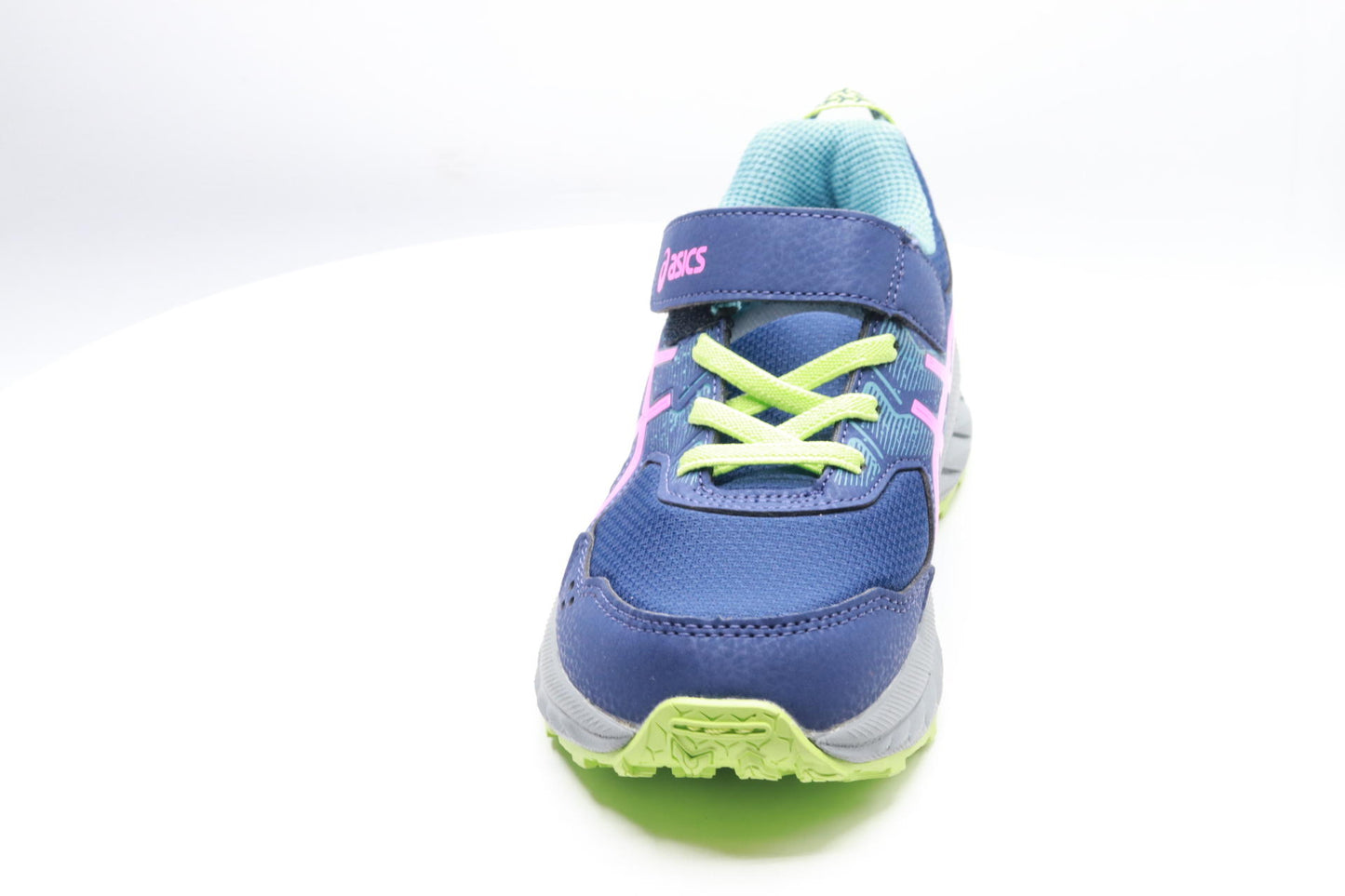 Asics Pre Venture 9 PS Small Youth Girls Size 1.5 Sneakers Blue/Pink