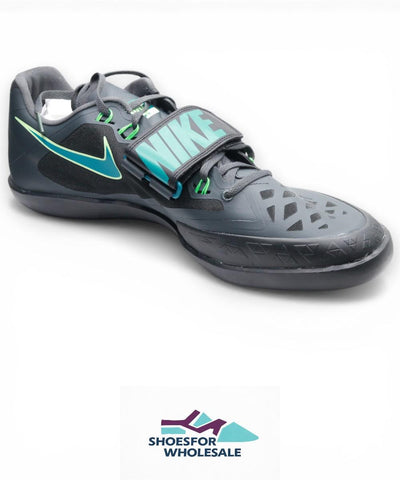 Nike Zoom SD 4 Track & Field Throwing Shoes (HQ3487-001, Black/Vapor Green/Electric Algae/Bright Spruce) Size 14