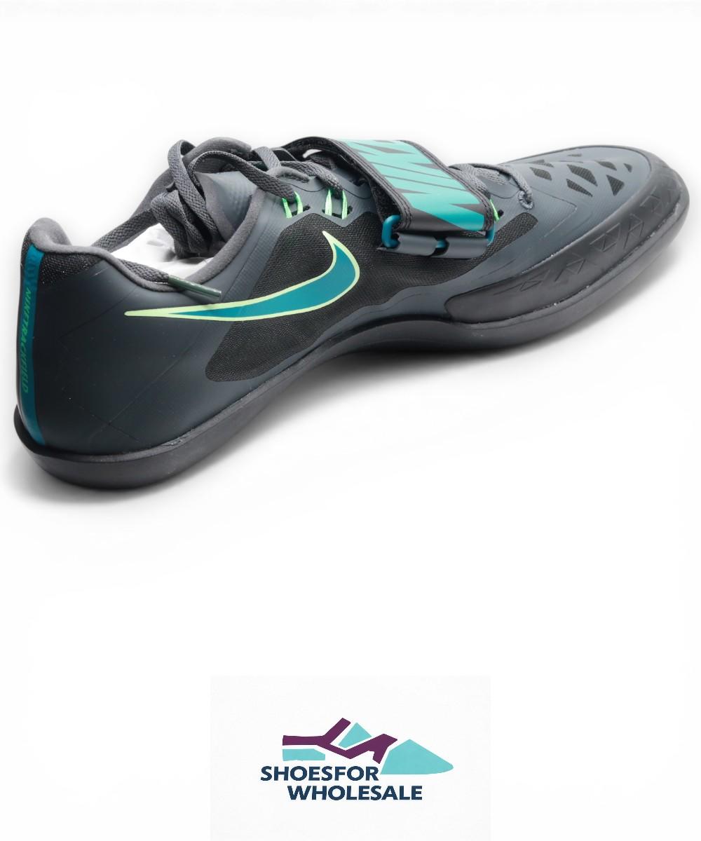 Nike Zoom SD 4 Track & Field Throwing Shoes (HQ3487-001, Black/Vapor Green/Electric Algae/Bright Spruce) Size 14