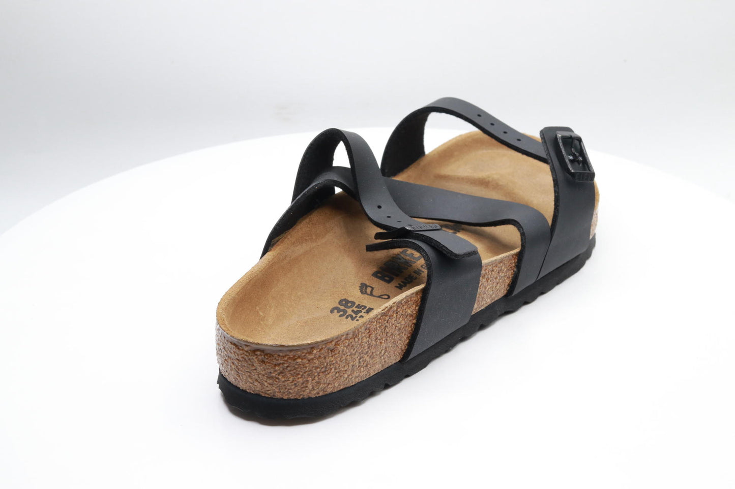 Birkenstock Womens Salina Black Birko-Flor Sandals 38 EU M