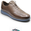 Cole Haan Men’s Shoes - 2.Zerogrand Casual Lightweight Leather Laser Wingtip Oxford, Morel/Folkstone Gray, 14-W US