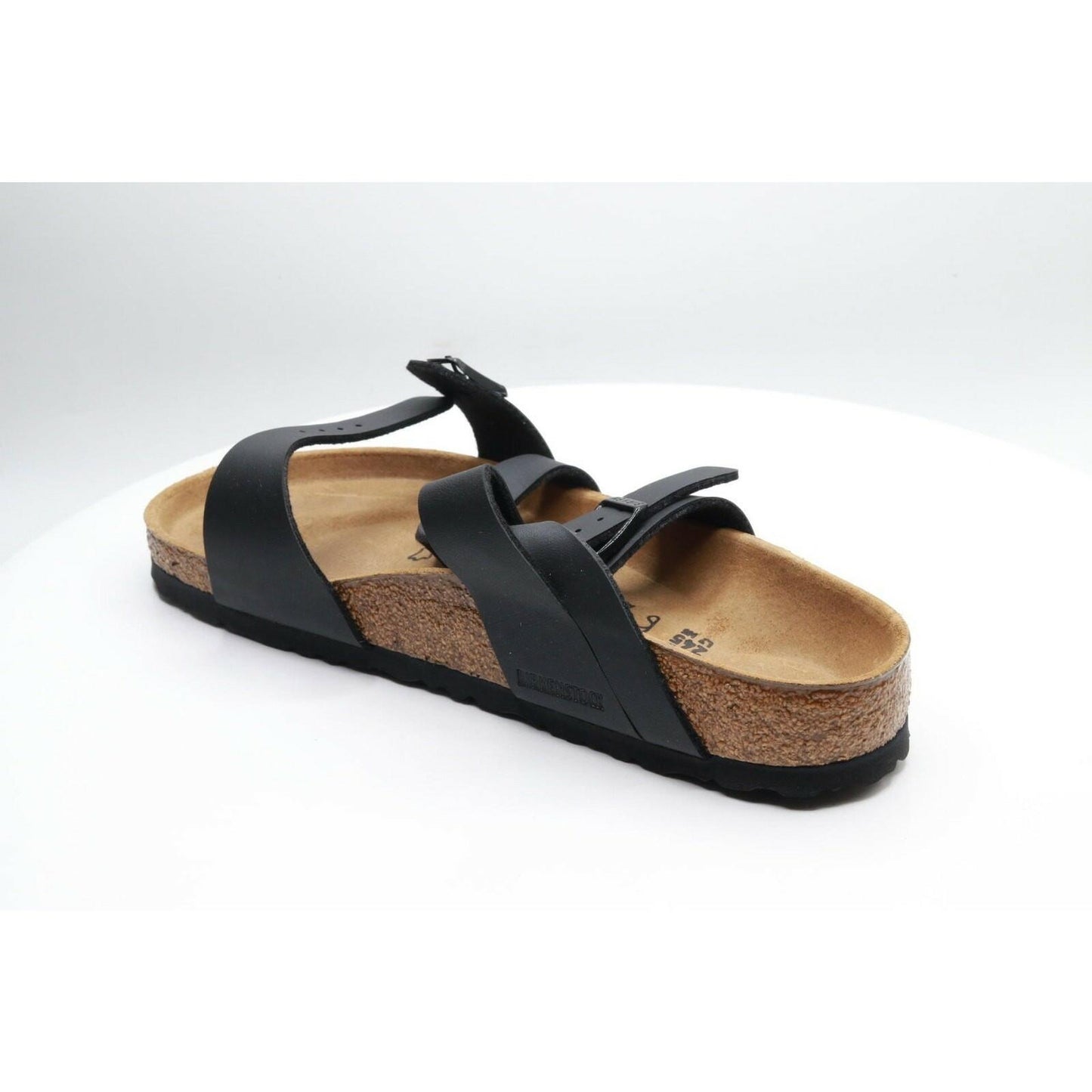 Sz Birkenstock Womens Salina Black Birko-Flor Sandals 38 EU M REG