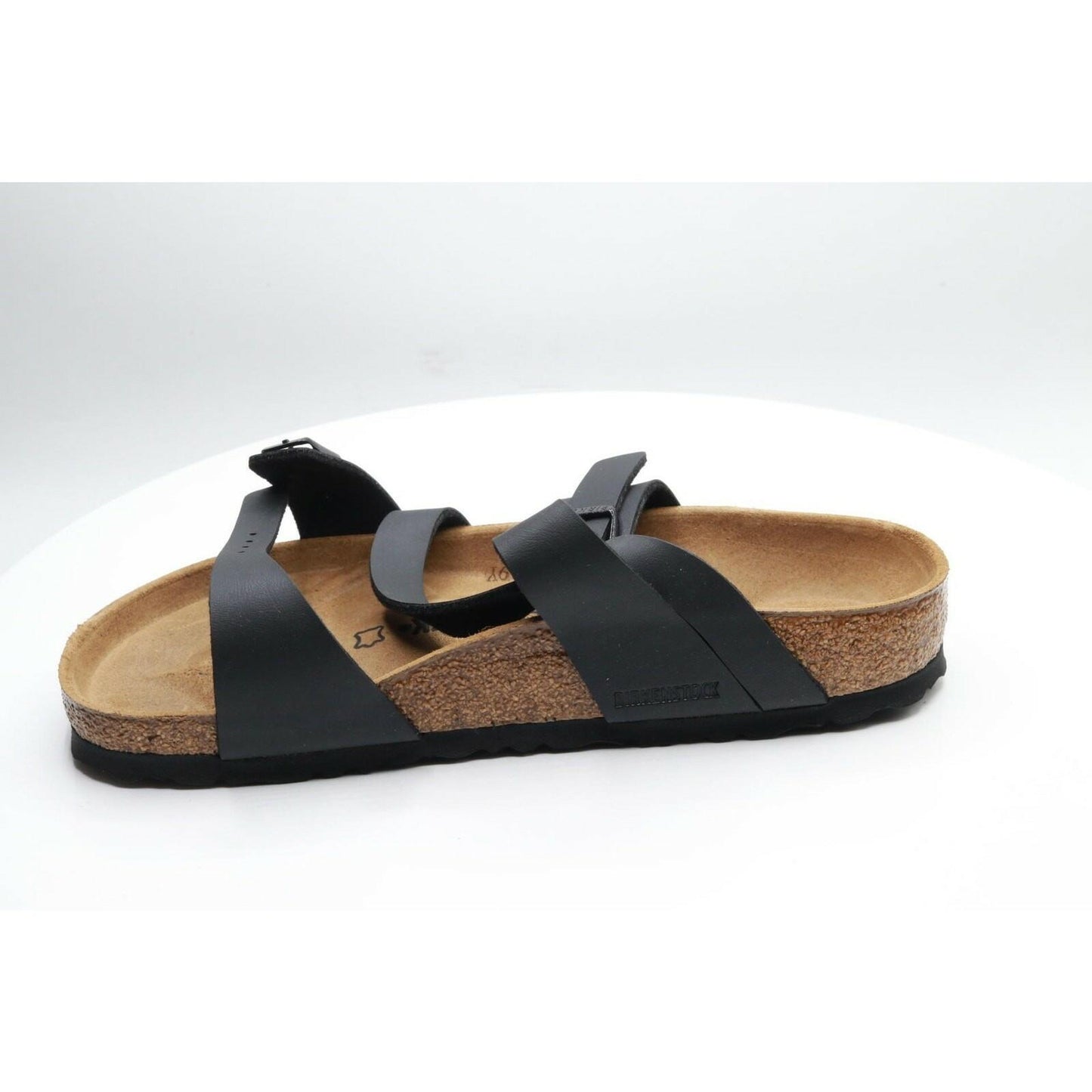 Sz Birkenstock Womens Salina Black Birko-Flor Sandals 38 EU M REG
