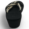 Sz Teva Women's W Mush Mandalyn Wedge Ola 2 Flip-Flop, agave black/metallic, ..