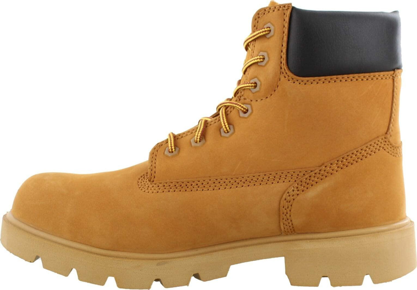 Timberland PRO® Sawhorse 6" Composite Safety Toe Shoes for Men and Women – Molded EVA Midsole - Padded Wheat Men's 5, Women's 6.5 Wide