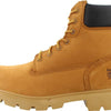 Timberland PRO® Sawhorse 6" Composite Safety Toe Shoes for Men and Women – Molded EVA Midsole - Padded Wheat Men's 5, Women's 6.5 Wide