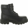 Timberland PRO® Sawhorse 6" Composite Safety Toe Shoes for Men and Women – Molded EVA Midsole - Padded Black Men's 7.5, Women's 9 Medium